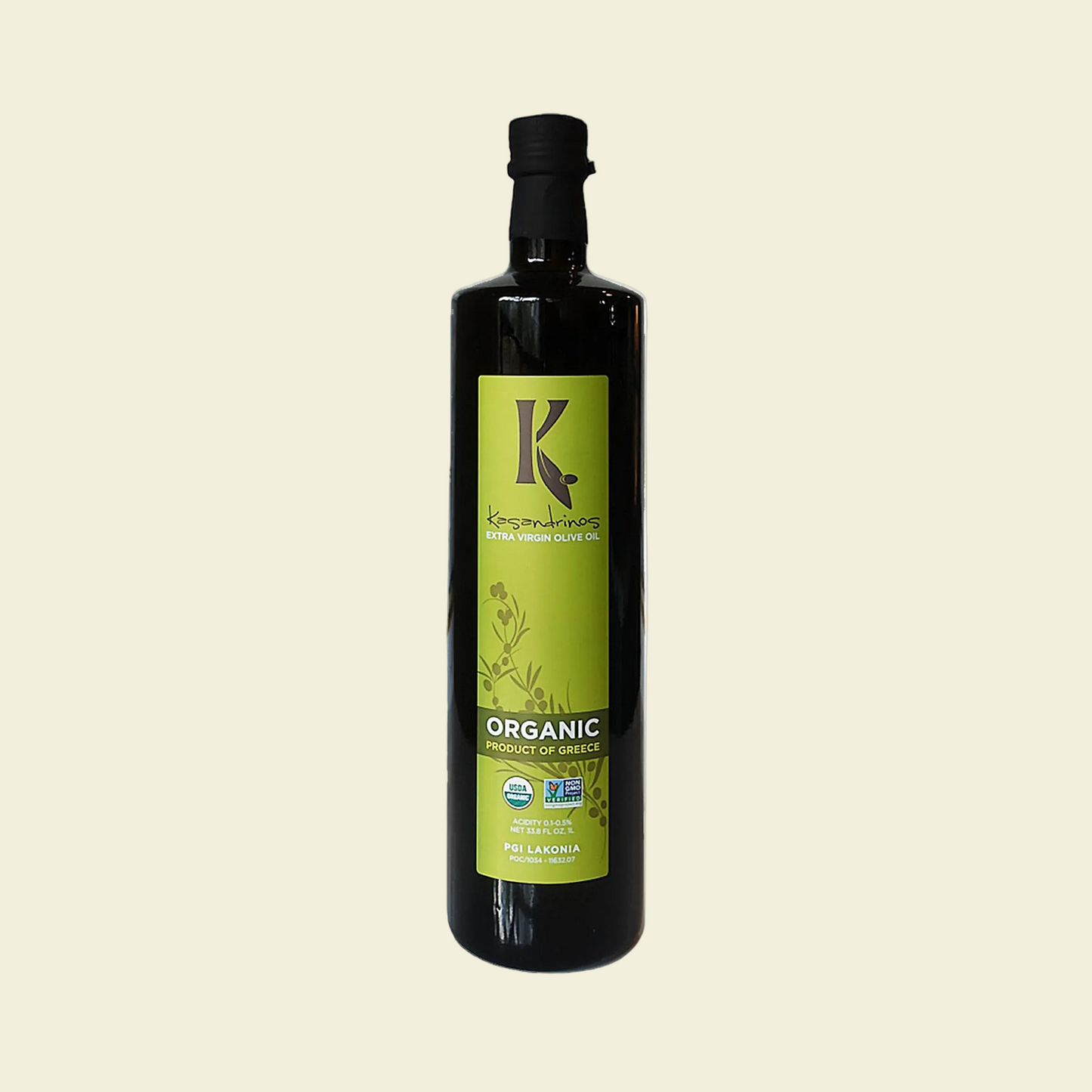 1L Bottle - Organic EVOO