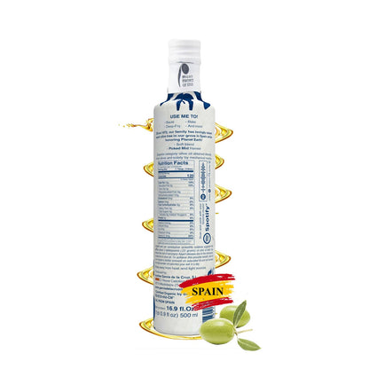 GARCÍA DE LA CRUZ - Organic Extra Virgin Olive Oil, Cooking Oil, Olive Variety, Smooth Body, Origin Spain, Montes de Toledo, Packed in Tins - 3L