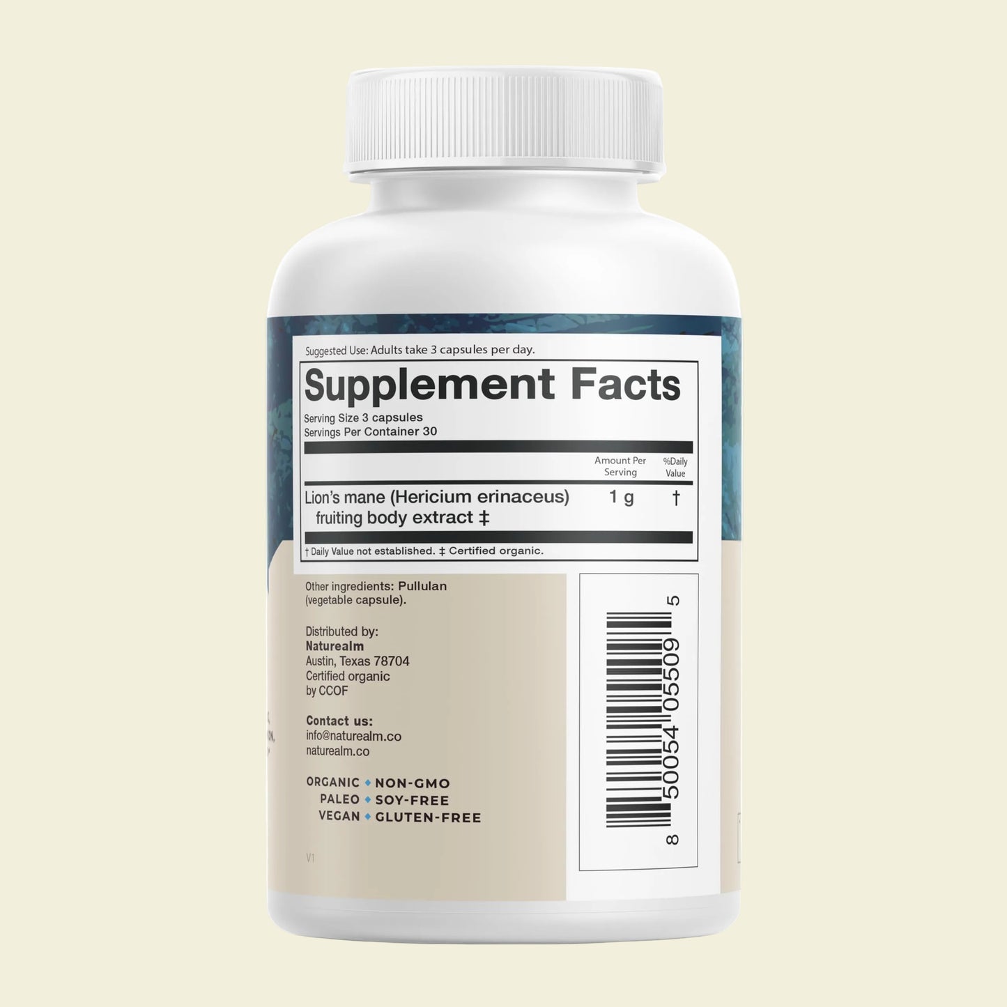 Sacred 7 Mushroom Powder Supplement, 7-in-1 Blend (60 Day Supply) | Immune Defense, Focus & Energy Support | Coffee Enhancer | Lion’s Mane, Reishi, Chaga | Organic 100% Fruiting Body Extract