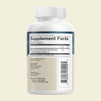 Sacred 7 Mushroom Powder Supplement, 7-in-1 Blend (60 Day Supply) | Immune Defense, Focus & Energy Support | Coffee Enhancer | Lion’s Mane, Reishi, Chaga | Organic 100% Fruiting Body Extract