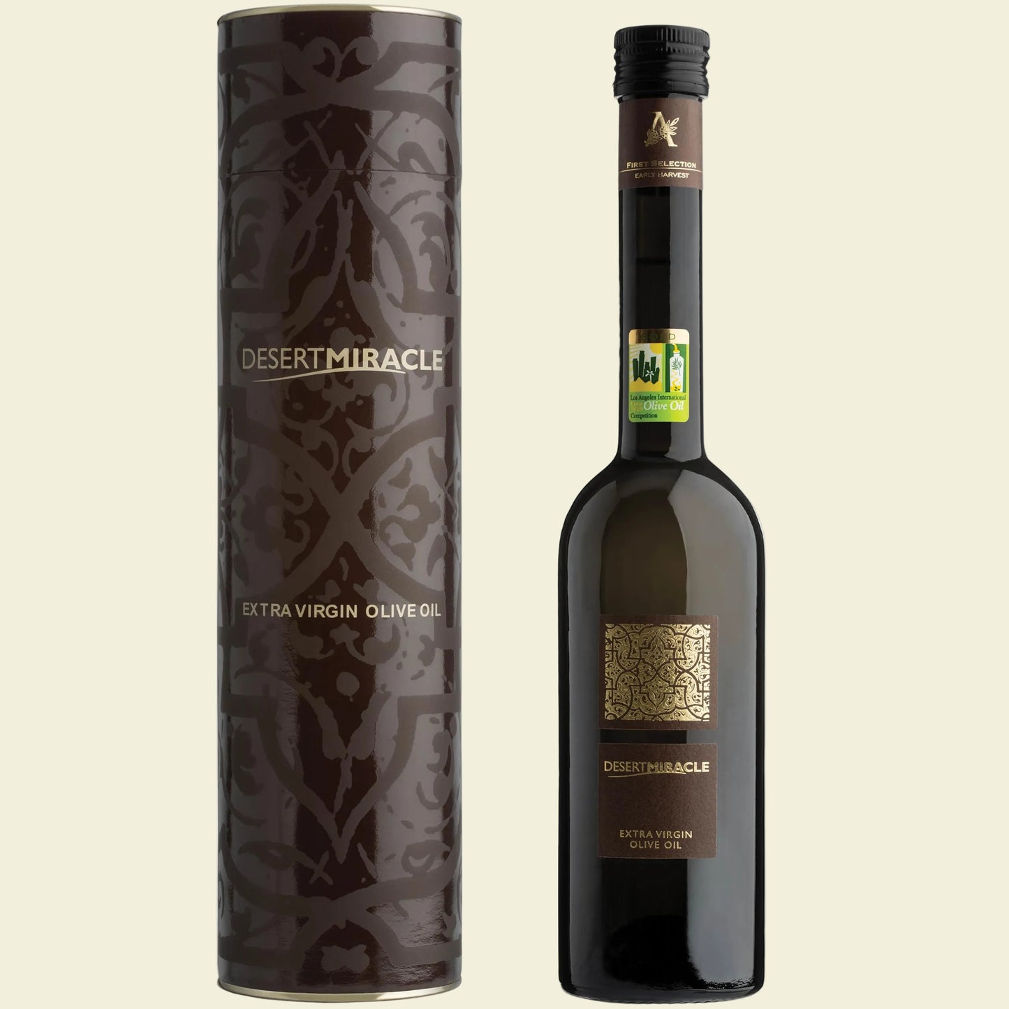 DESERT MIRACLE Cold Pressed Polyphenol Rich Moroccan Olive Oil, Extra Virgin Olive Oil with High Polyphenols, Organic, First Cold Pressed EVOO From Morocco, 17 Fl Oz