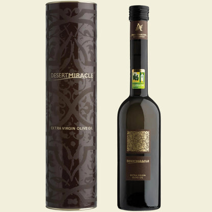 DESERT MIRACLE Cold Pressed Polyphenol Rich Moroccan Olive Oil, Extra Virgin Olive Oil with High Polyphenols, Organic, First Cold Pressed EVOO From Morocco, 17 Fl Oz