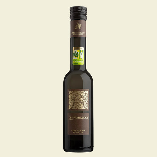 DESERT MIRACLE Cold Pressed Polyphenol Rich Moroccan Olive Oil, Extra Virgin Olive Oil with High Polyphenols, Organic, First Cold Pressed EVOO From Morocco, 17 Fl Oz