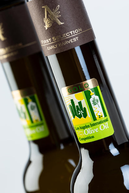 DESERT MIRACLE Cold Pressed Polyphenol Rich Moroccan Olive Oil, Extra Virgin Olive Oil with High Polyphenols, Organic, First Cold Pressed EVOO From Morocco, 17 Fl Oz