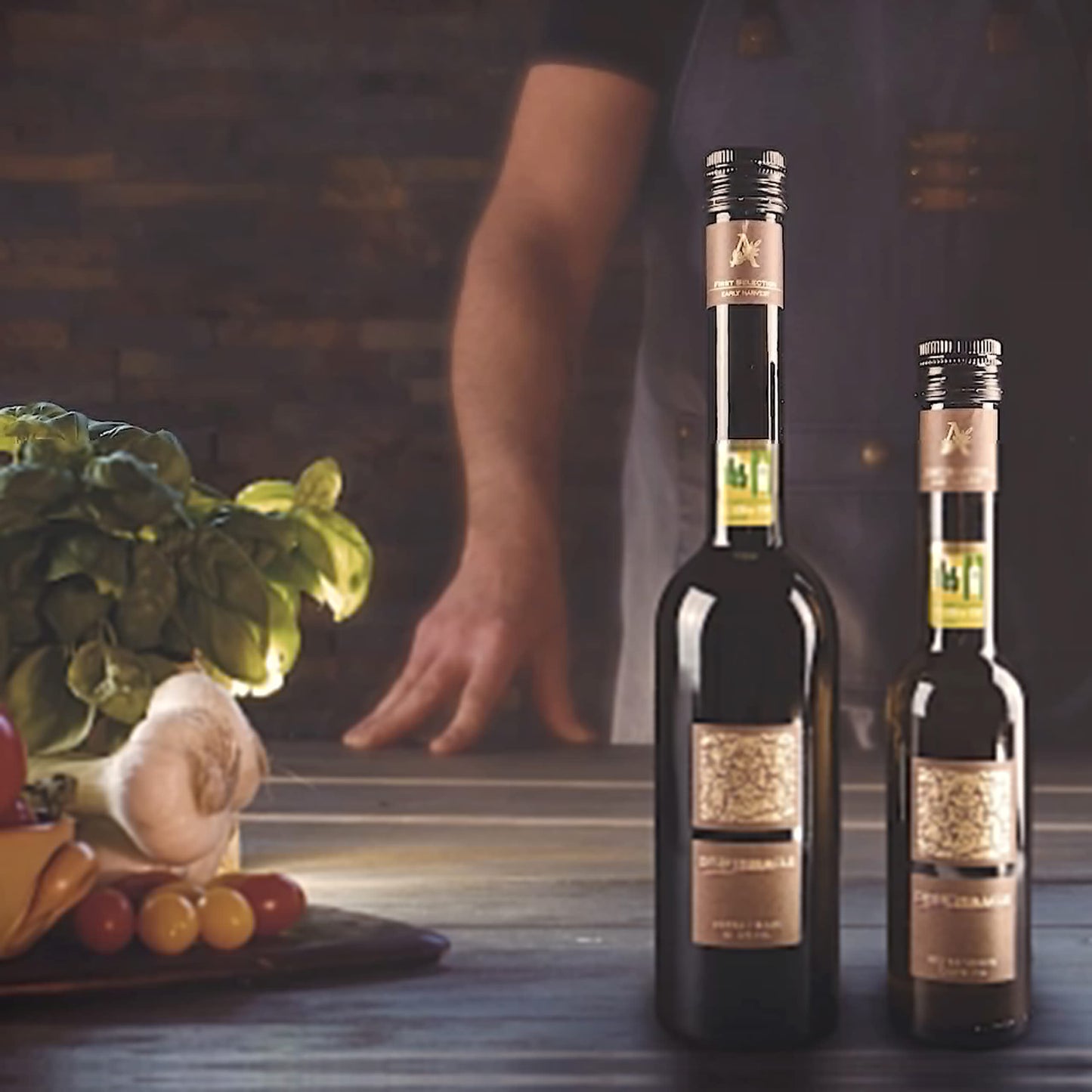 DESERT MIRACLE Cold Pressed Polyphenol Rich Moroccan Olive Oil, Extra Virgin Olive Oil with High Polyphenols, Organic, First Cold Pressed EVOO From Morocco, 17 Fl Oz