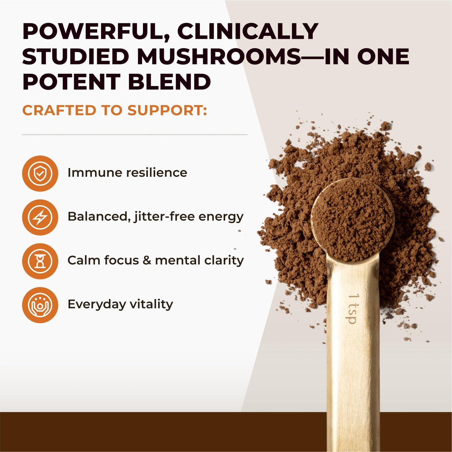 Sacred 7 Mushroom Powder Supplement, 7-in-1 Blend (60 Day Supply) | Immune Defense, Focus & Energy Support | Coffee Enhancer | Lion’s Mane, Reishi, Chaga | Organic 100% Fruiting Body Extract