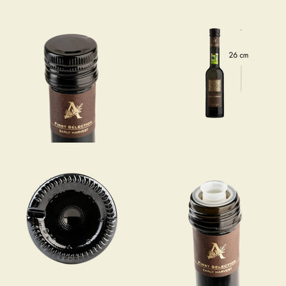 DESERT MIRACLE Cold Pressed Polyphenol Rich Moroccan Olive Oil, Extra Virgin Olive Oil with High Polyphenols, Organic, First Cold Pressed EVOO From Morocco, 17 Fl Oz