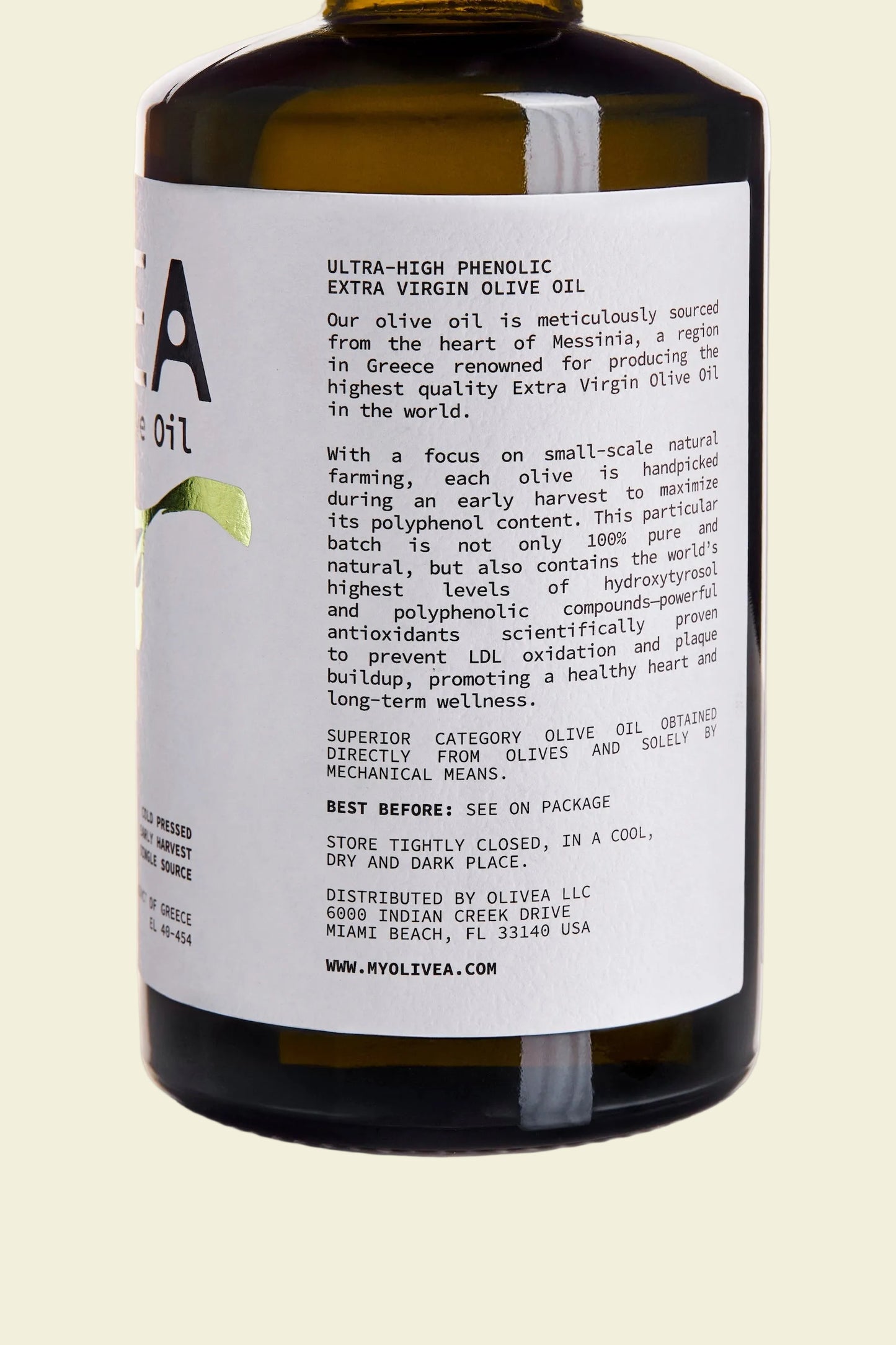 Ultra High Phenolic Extra Virgin Olive Oil - NEW 2025-26 HARVEST