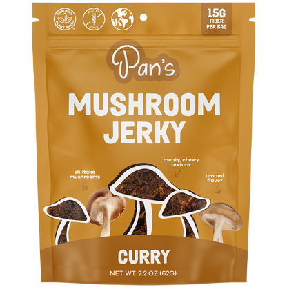 Curry Mushroom Jerky
