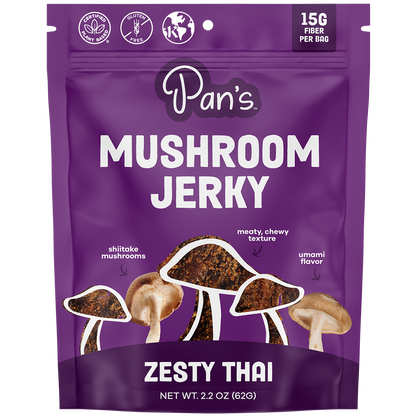 Zesty Thai Mushroom Jerky